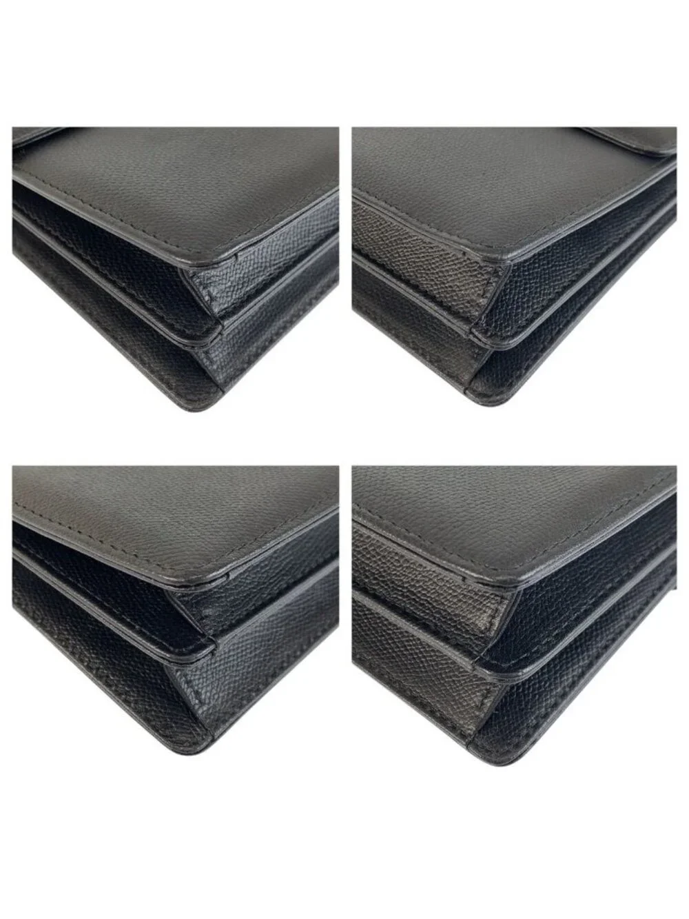 Saint Laurent Yves Vintage YSL Black Gold Clutch - Picture 4 of 9